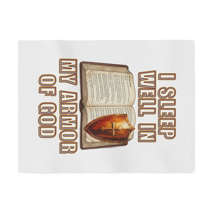 Terry Town Sweatshirt Blanket | Christian Blanket | Armor of God | Ephesians 6:10-20