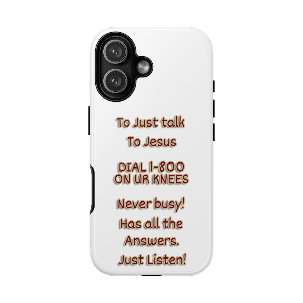 Dial Jesus anytimePhone Case**