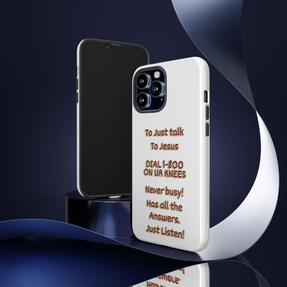 Dial Jesus Anytime | Christian Phone Case