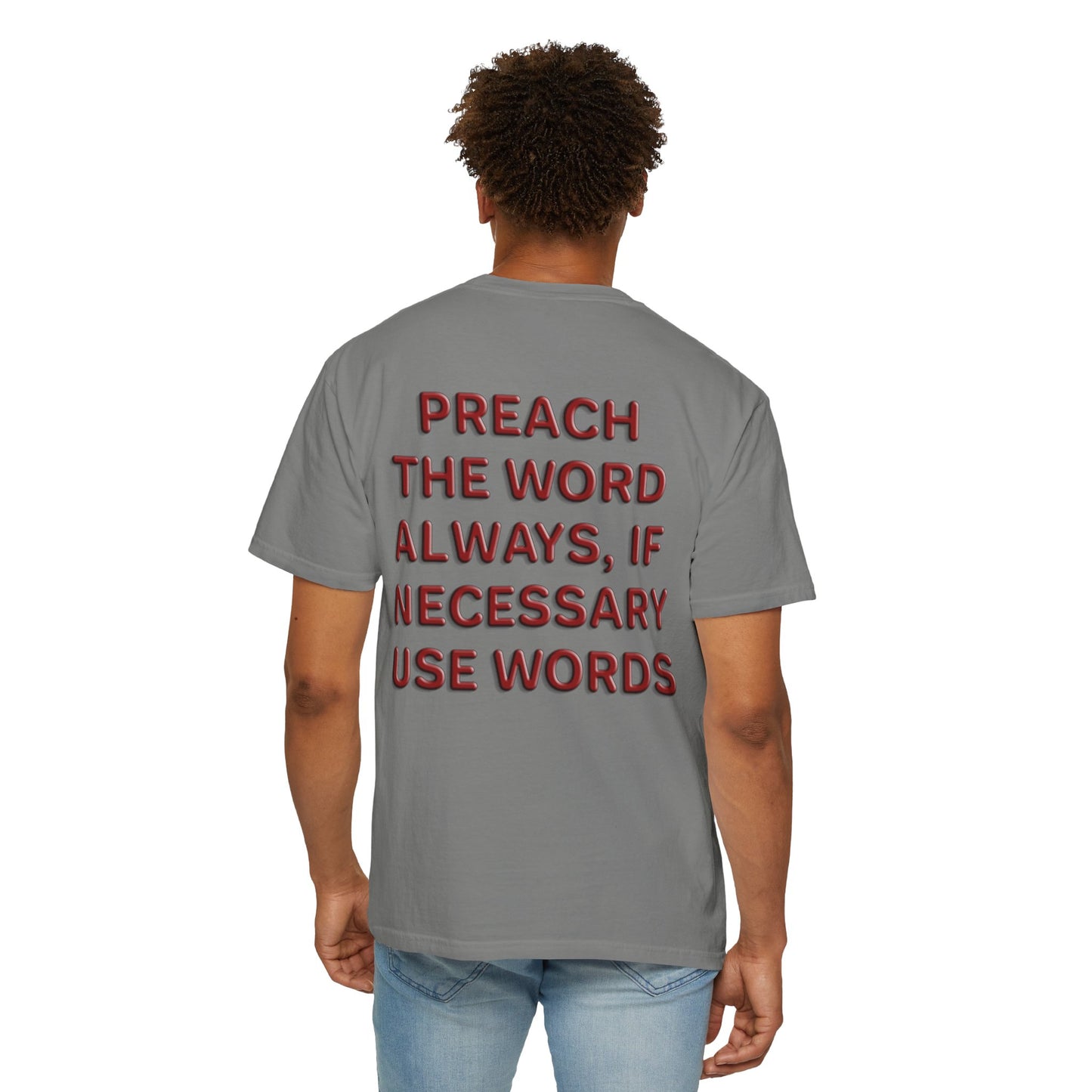 Preach Christian T-Shirt | d'Avi Collection | Faith-Inspired Comfort Colors Apparel