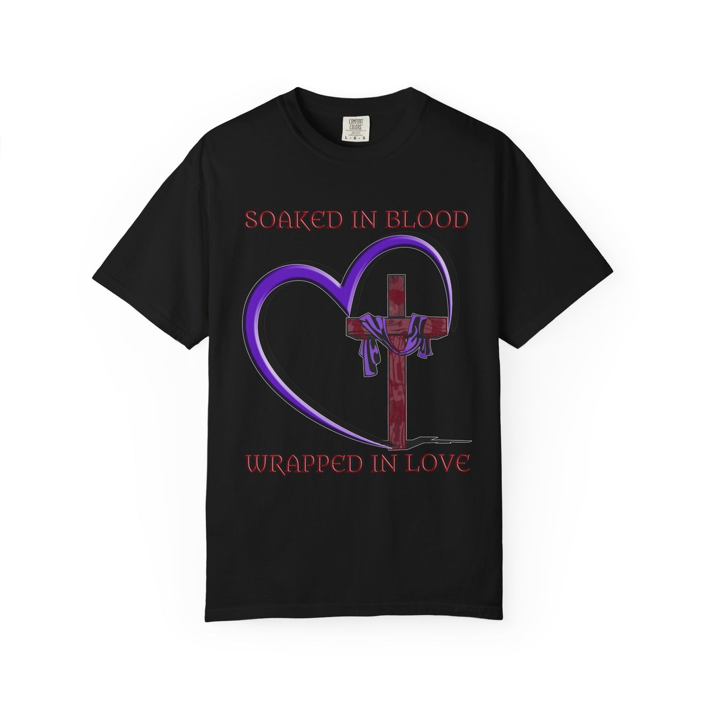 Wrapped in Love Christian T-Shirt | Faith-Inspired Comfort Colors Apparel | Spiritual Gift