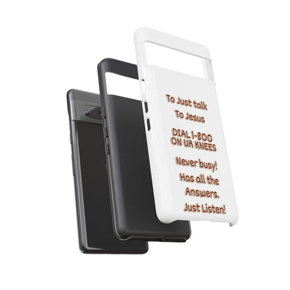 Dial Jesus Anytime | Christian Phone Case