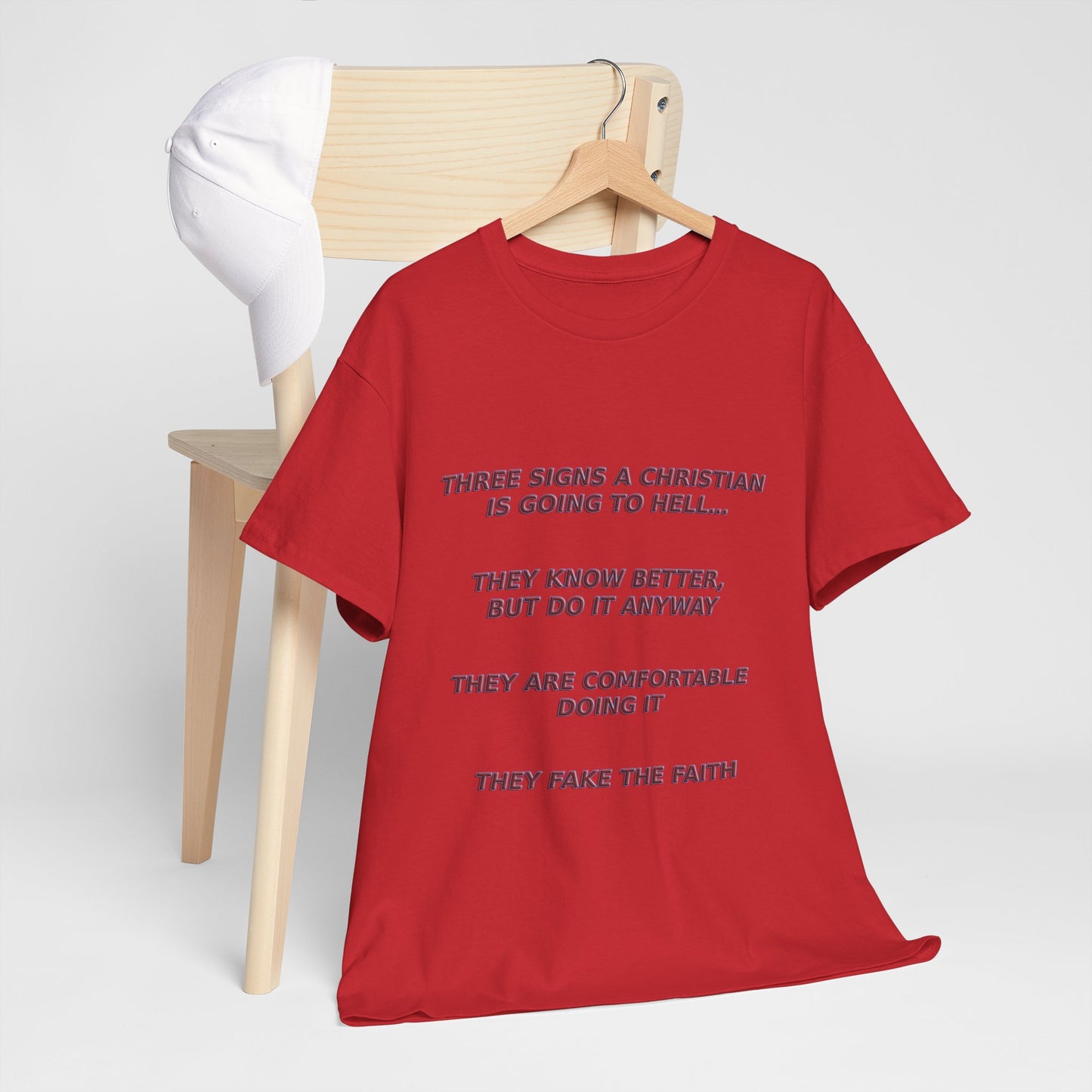 Christian Going To Hell Signs - Religious T-Shirt, Faith Inspired Gift, Spiritual Apparel, Church Wear