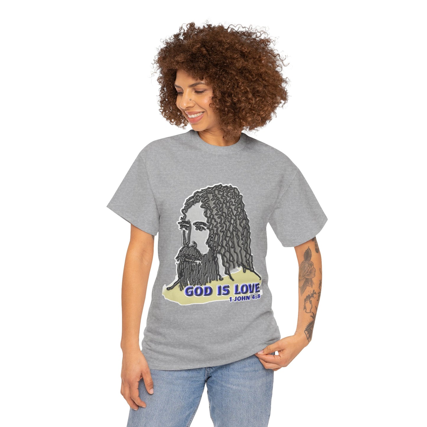 God is love the d’Avi Collection - T-Shirt, Religious T-Shirt, Faith Inspired Gift, Spiritual Apparel, Church Wear