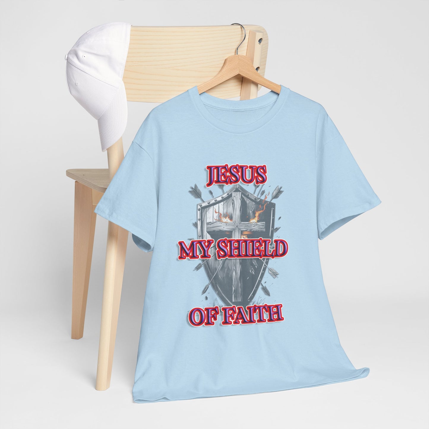 Shield of faith - Religious T-Shirt, Faith Inspired Gift, Spiritual Apparel, Church Wear
