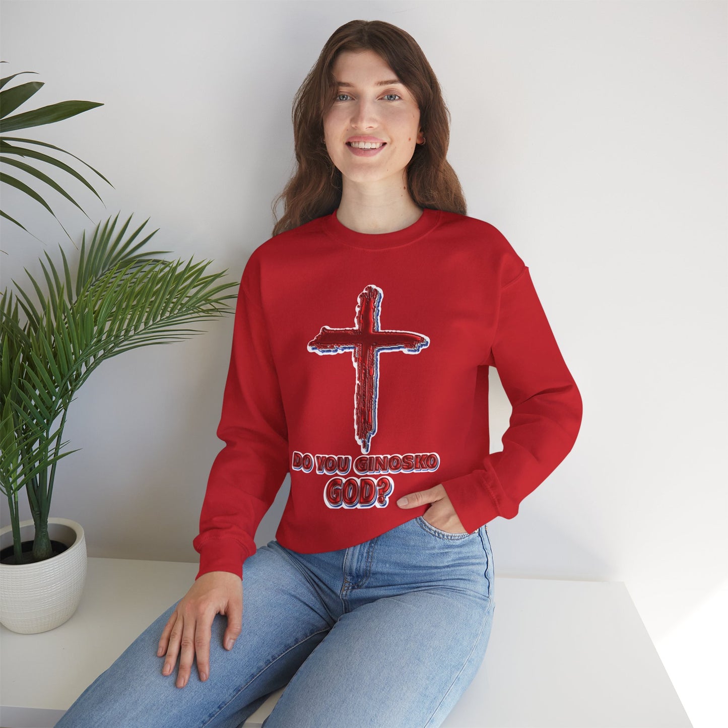 Religious Crewneck Sweatshirt, Faith Apparel, Christian Gift, Inspirational Clothing, Everyday Wear