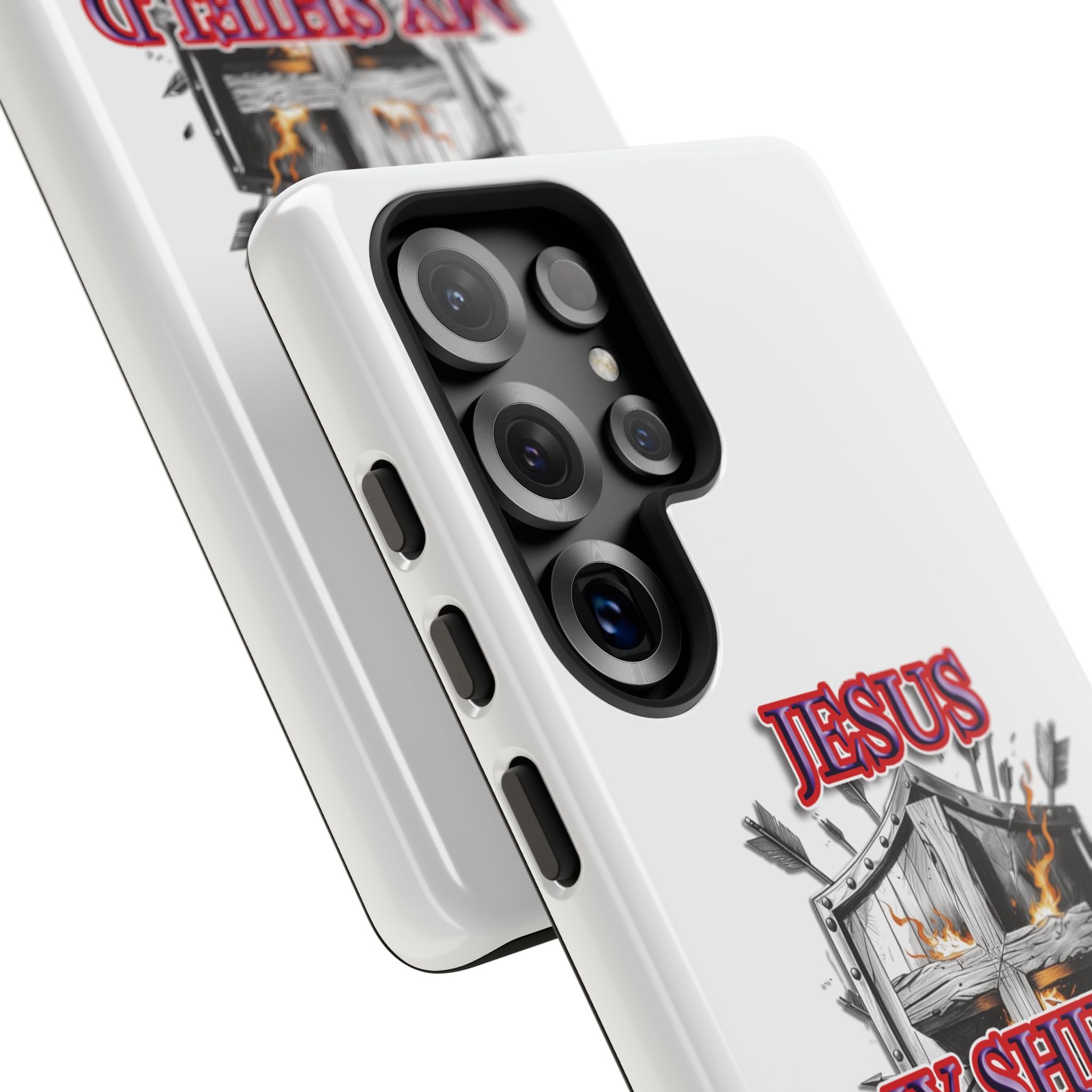 Shield | Phone Case | Jesus My Shield of Faith | Tough Cases, Christian Gift, Religious Decor, Inspirational Phone Cover, [...]