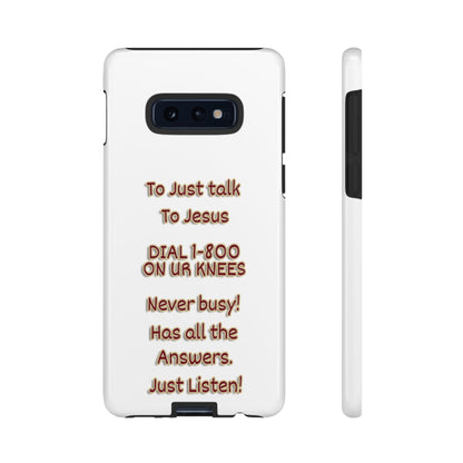 Dial Jesus Anytime | Christian Phone Case