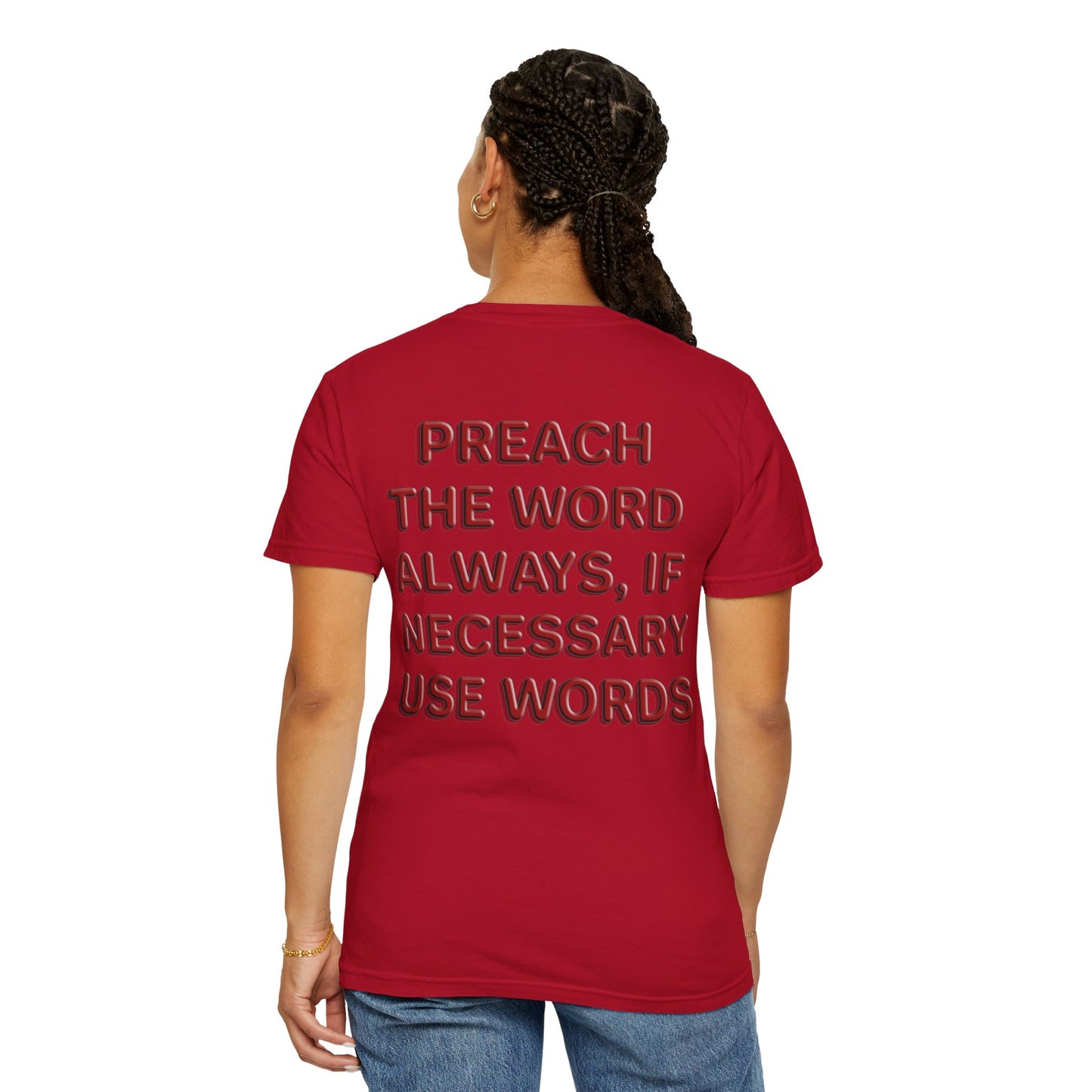 Preach Christian T-Shirt | d'Avi Collection | Faith-Inspired Comfort Colors Apparel
