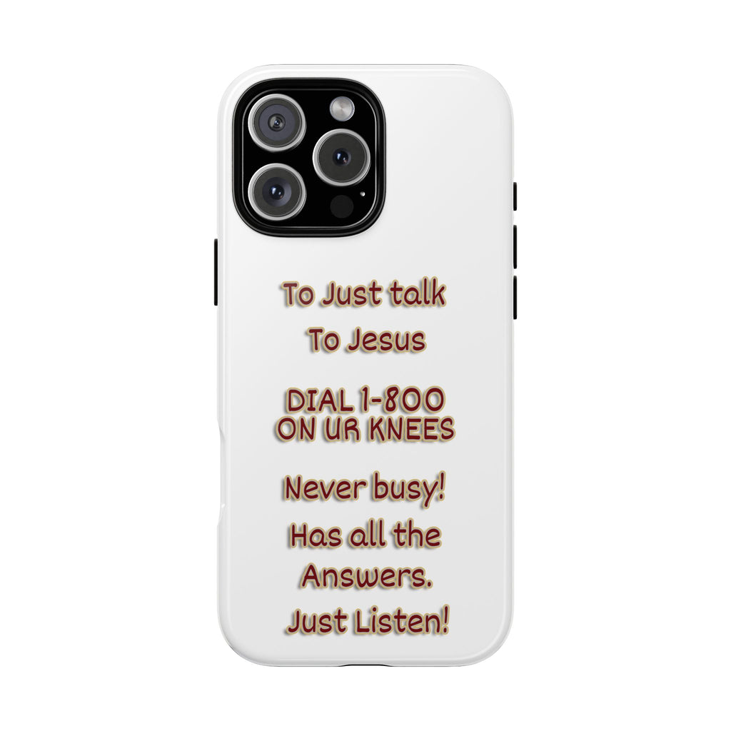 Dial Jesus anytimePhone Case**