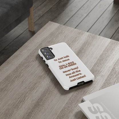 Dial Jesus Anytime | Christian Phone Case
