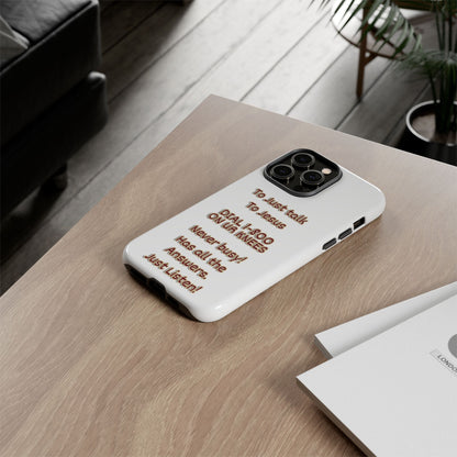 Dial Jesus Anytime | Christian Phone Case