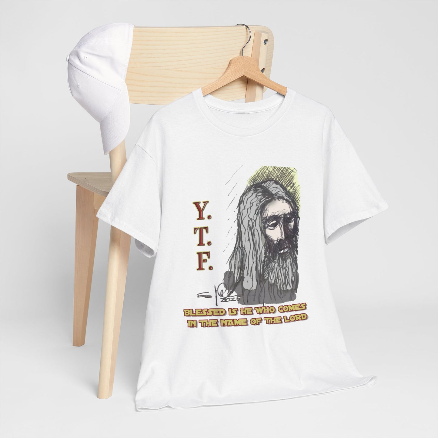 Y.T.F. the d’Avi Collection - T-Shirt, Religious T-Shirt, Faith Inspired Gift, Spiritual Apparel, Church Wear