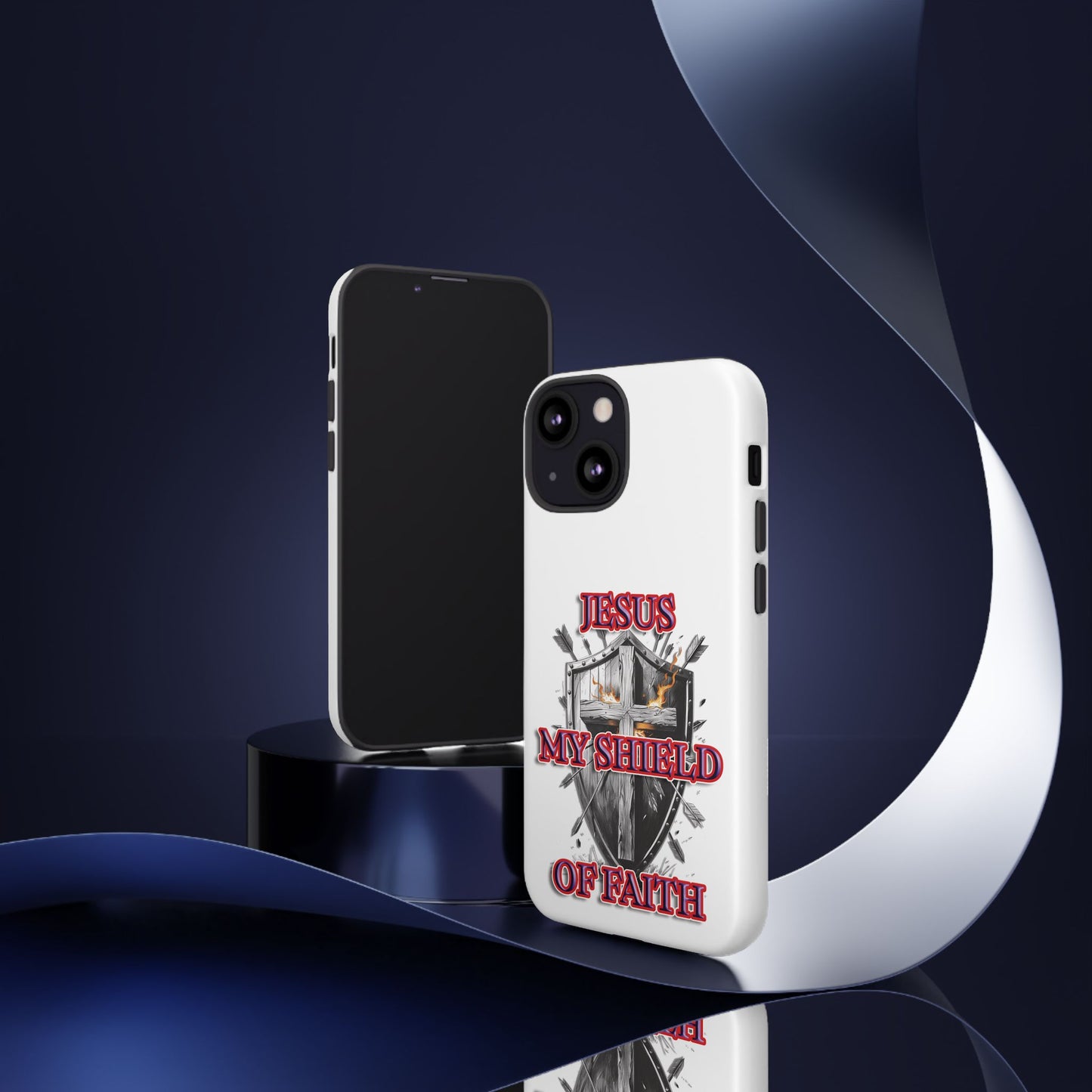 Faith-Inspired Phone Case | Jesus My Shield of Faith | Tough Cases, Christian Gift, Religious Decor, Inspirational Phone Cover, [...]