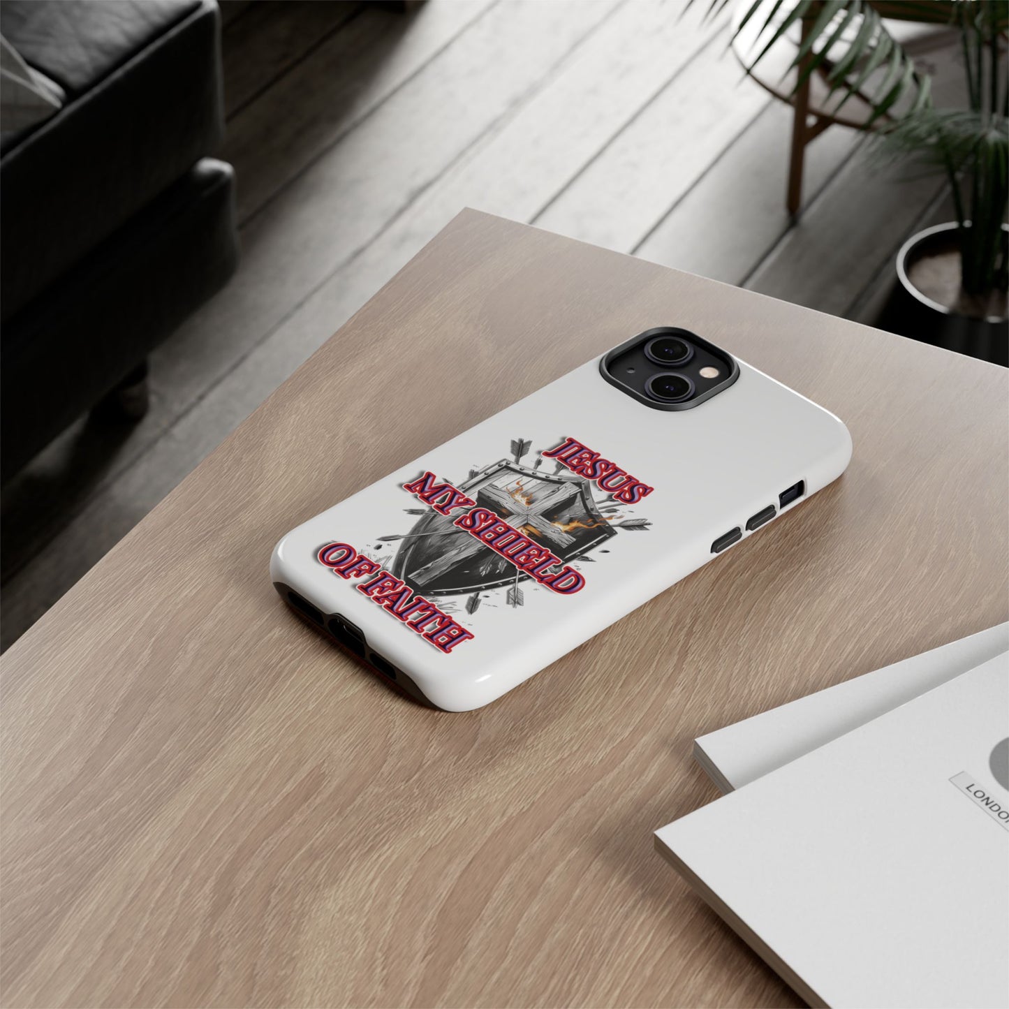 Faith-Inspired Phone Case | Jesus My Shield of Faith | Tough Cases, Christian Gift, Religious Decor, Inspirational Phone Cover, [...]