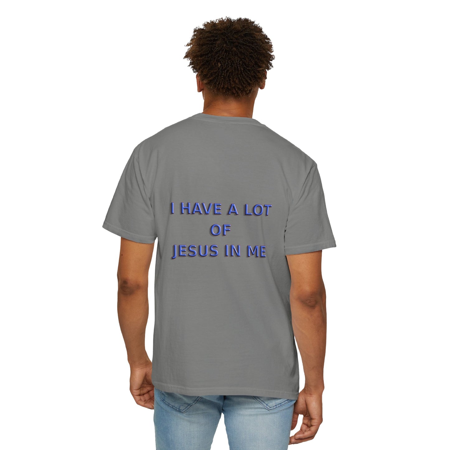 Jesus Pocket T-Shirt, Funny Religious Tee, Unisex Graphic Tee, Gift for Believers, Church Wear, Faith-Based Apparel