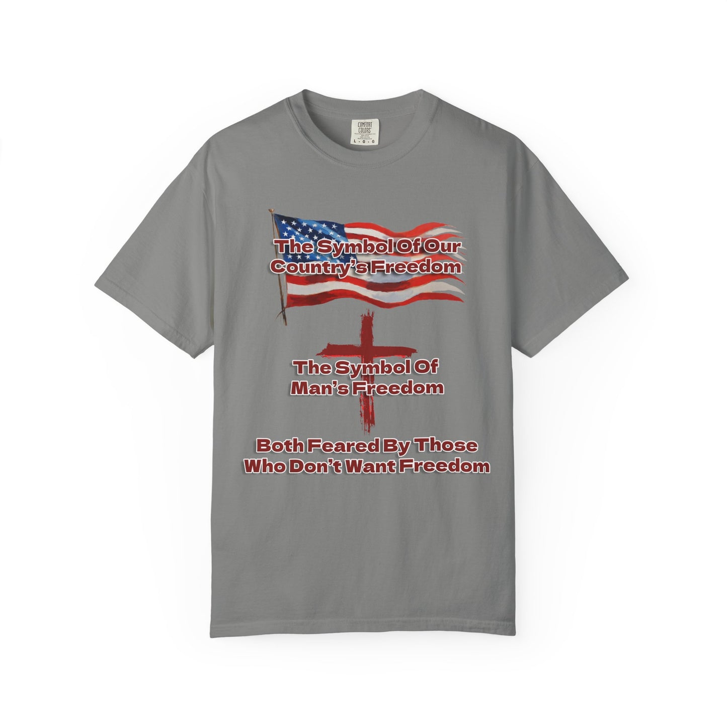 Our Freedom Makers Christian T-Shirt | Faith-Inspired Comfort Colors Apparel | Patriotic Spiritual Wear
