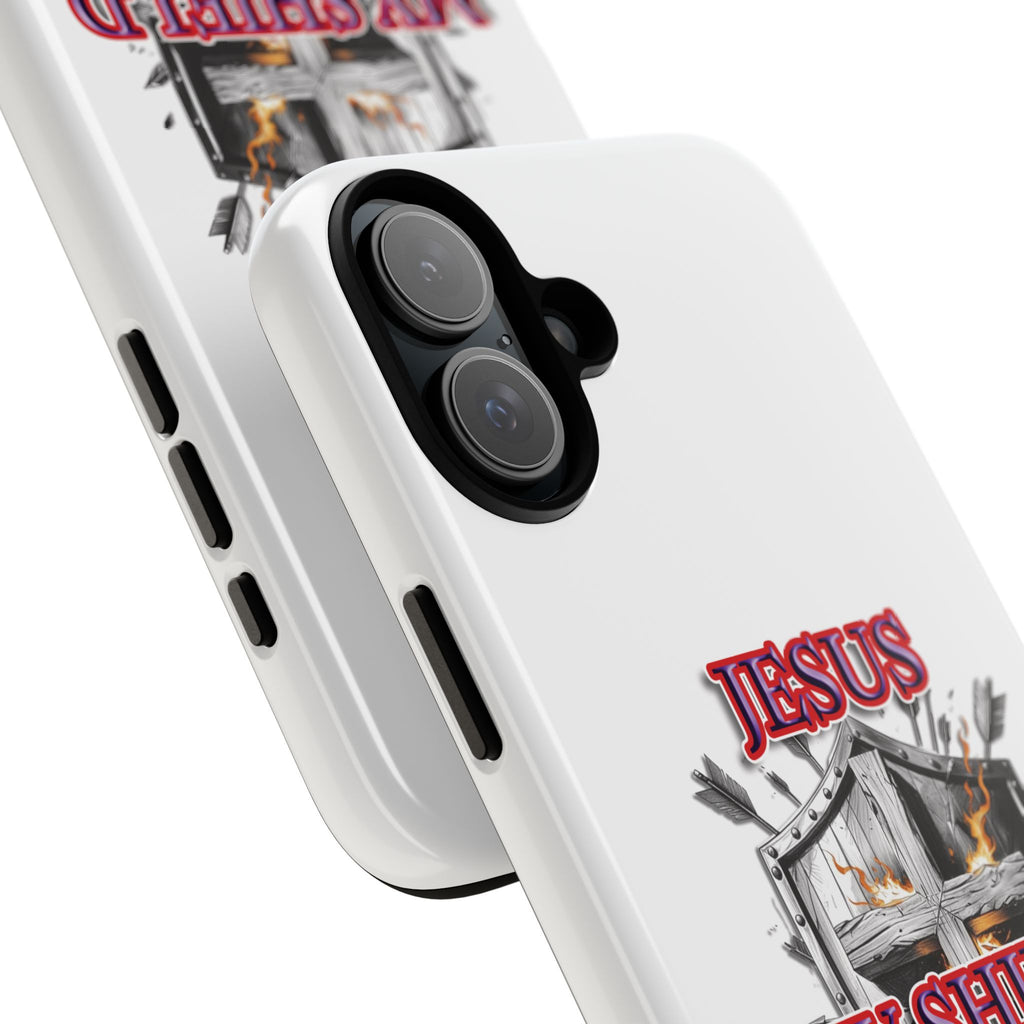 Shield | Phone Case | Jesus My Shield of Faith | Tough Cases, Christian Gift, Religious Decor, Inspirational Phone Cover, [...]
