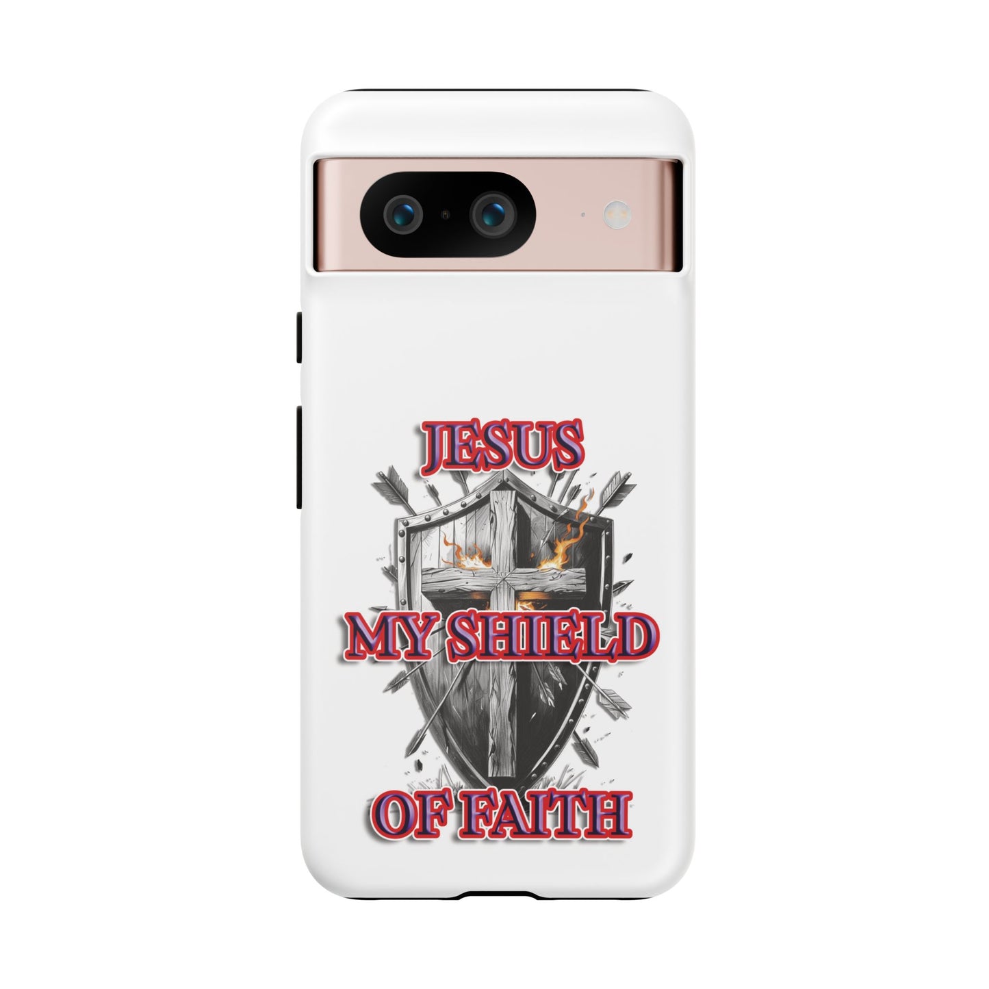 Faith-Inspired Phone Case | Jesus My Shield of Faith | Tough Cases, Christian Gift, Religious Decor, Inspirational Phone Cover, [...]