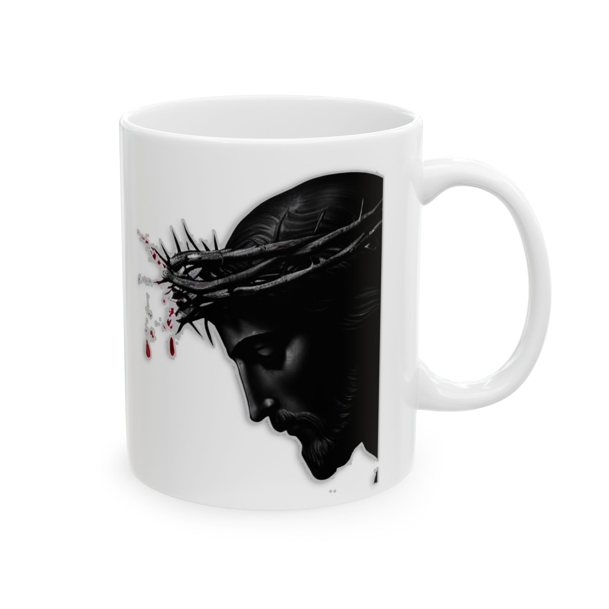His Blood Gives Life Mug - Romans 8 Redemption and Eternal Life Drinkware
