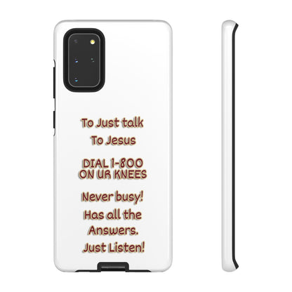 Dial Jesus Anytime | Christian Phone Case