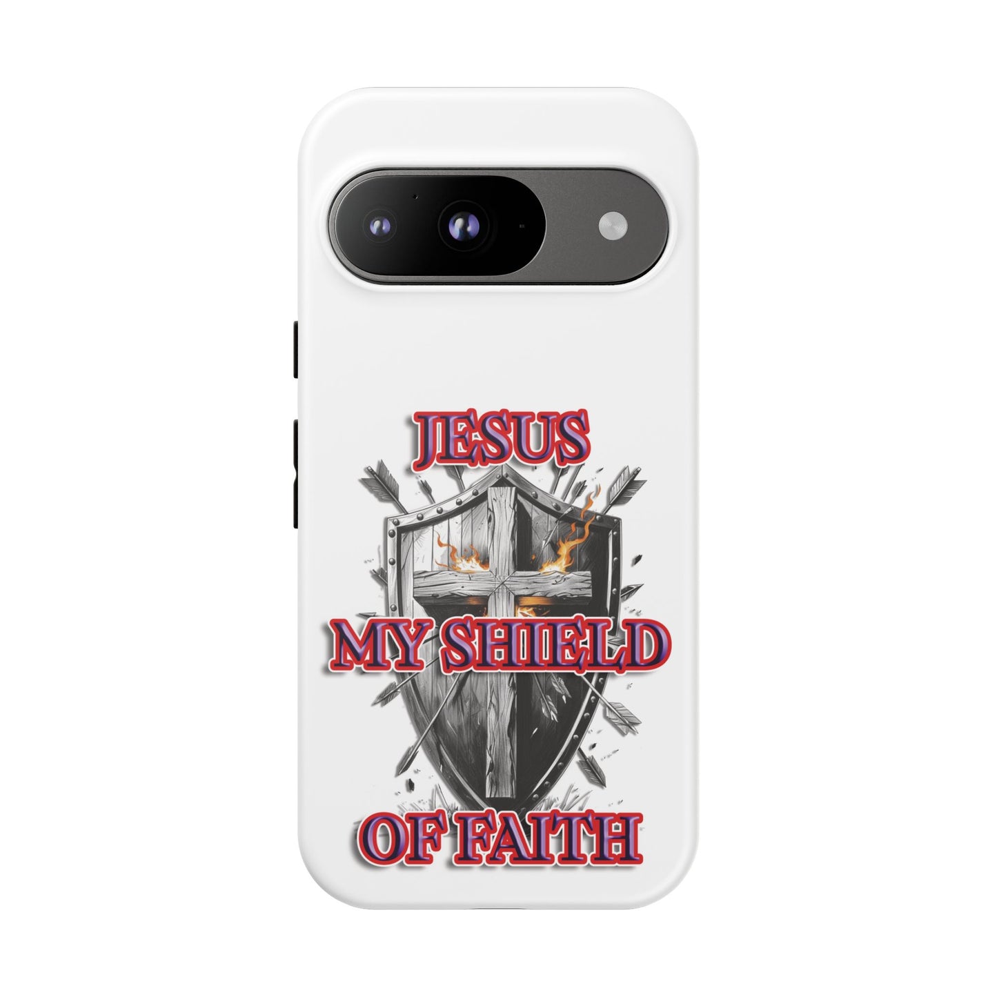 Faith-Inspired Phone Case | Jesus My Shield of Faith | Tough Cases, Christian Gift, Religious Decor, Inspirational Phone Cover, [...]