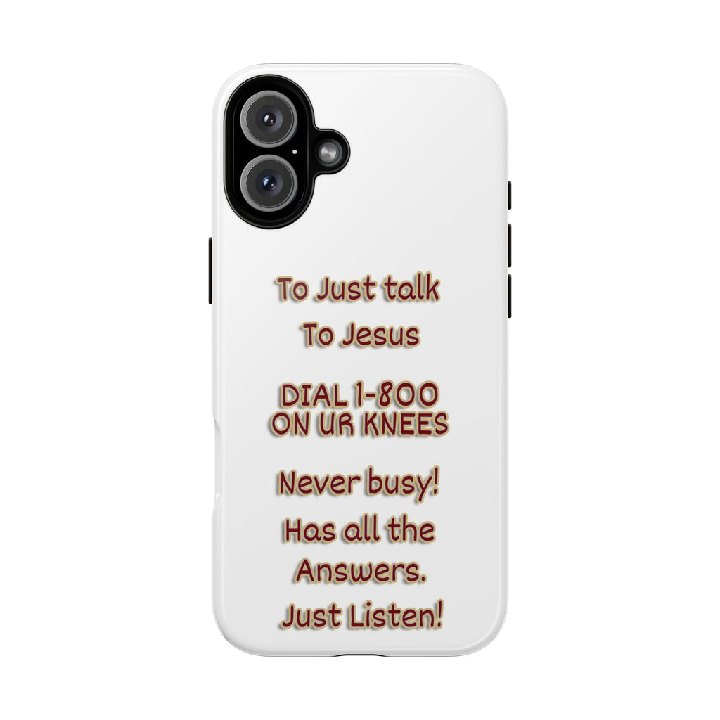 Dial Jesus anytimePhone Case**