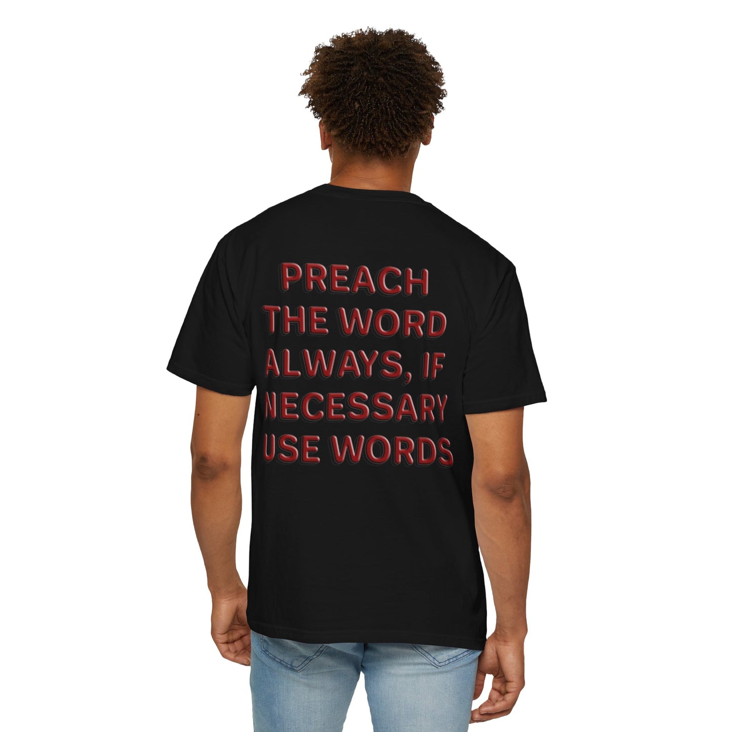 Preach Christian T-Shirt | d'Avi Collection | Faith-Inspired Comfort Colors Apparel