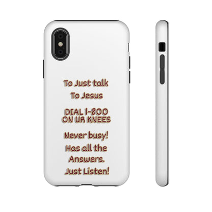 Dial Jesus Anytime | Christian Phone Case