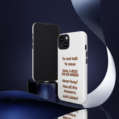Dial Jesus Anytime | Christian Phone Case