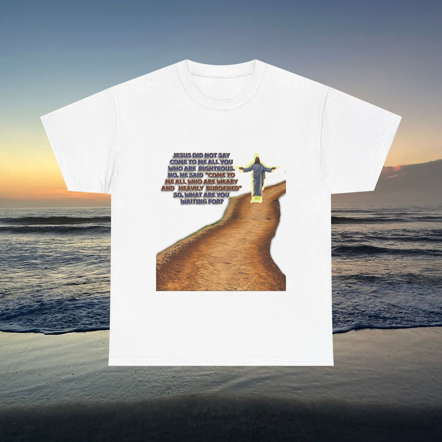 Come To Jesus, Christian Tee, Religious T-Shirt, Faith Inspired Gift, Spiritual Apparel, Church Wear