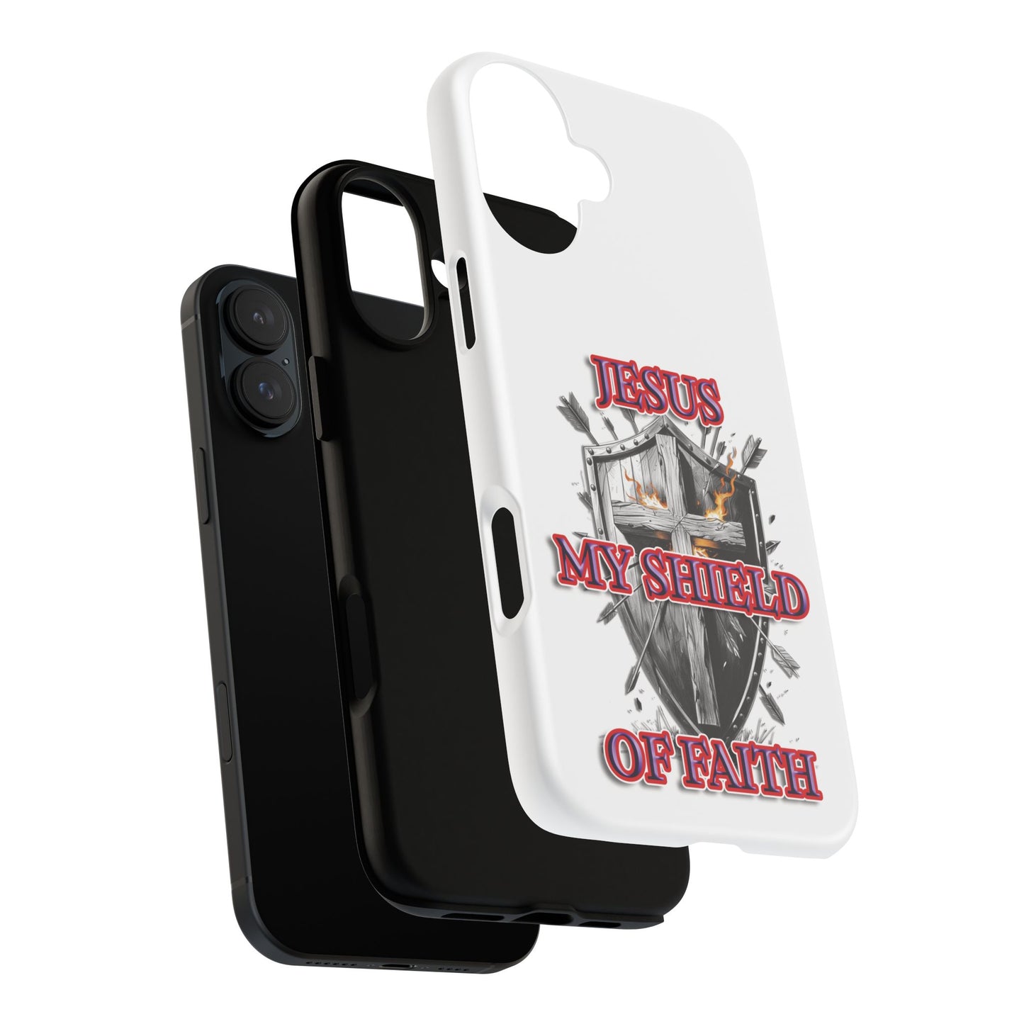 Faith-Inspired Phone Case | Jesus My Shield of Faith | Tough Cases, Christian Gift, Religious Decor, Inspirational Phone Cover, [...]