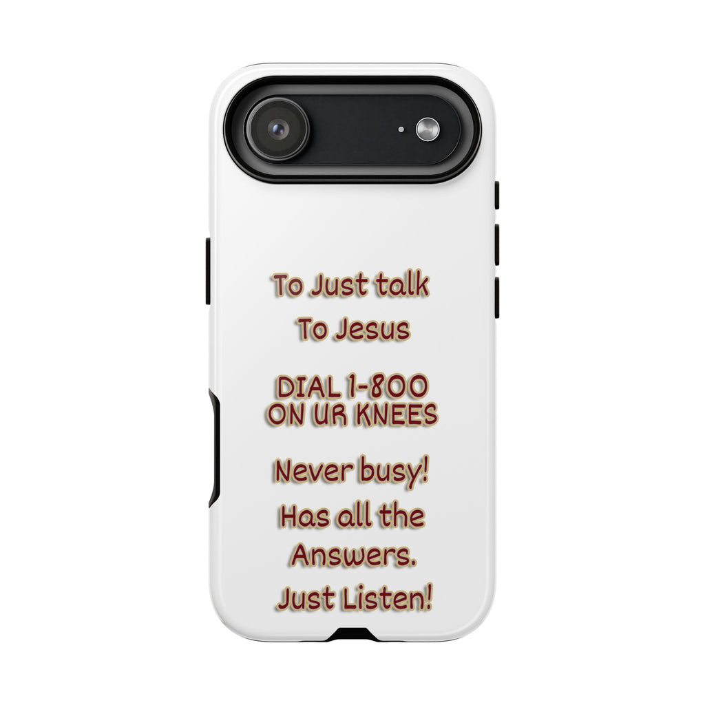 Dial Jesus anytimePhone Case**