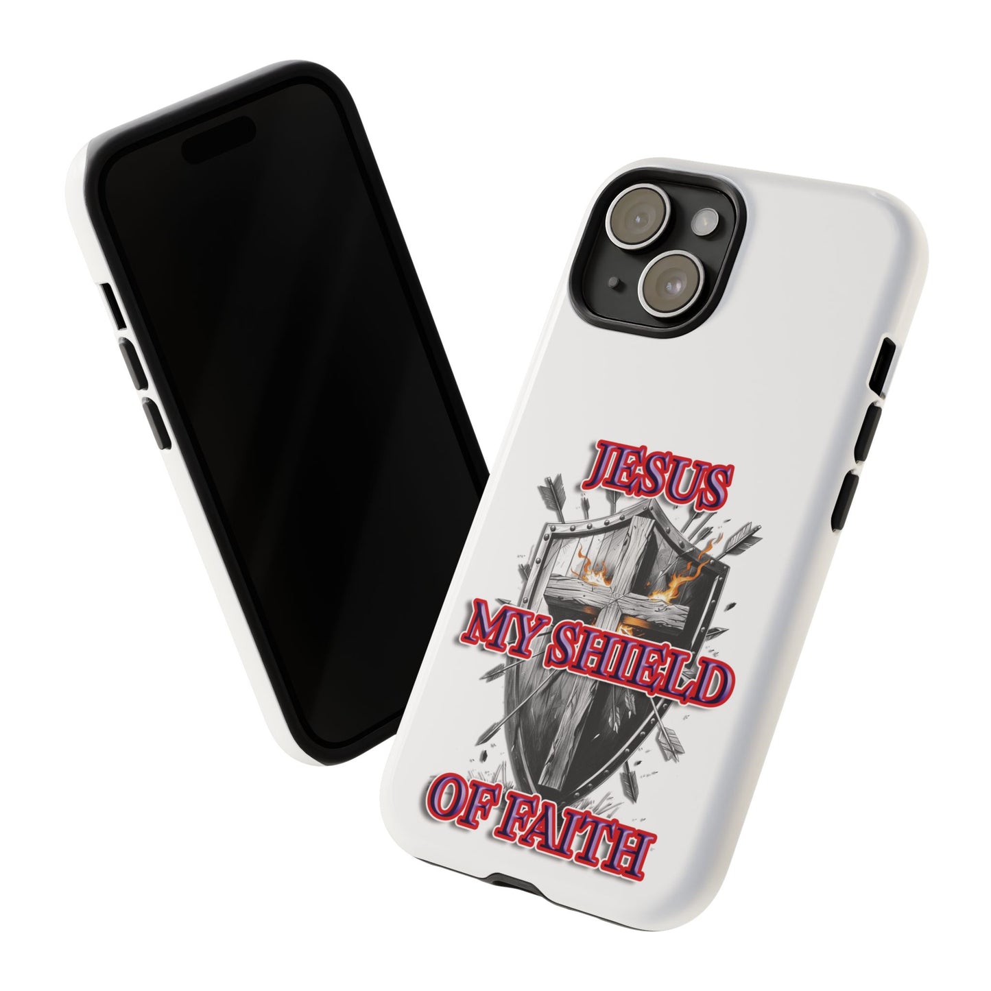 Faith-Inspired Phone Case | Jesus My Shield of Faith | Tough Cases, Christian Gift, Religious Decor, Inspirational Phone Cover, [...]