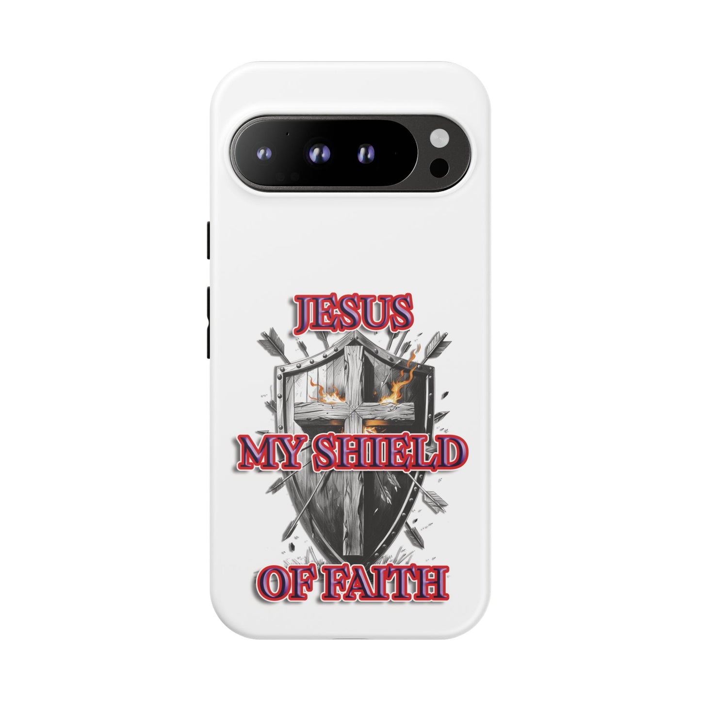 Faith-Inspired Phone Case | Jesus My Shield of Faith | Tough Cases, Christian Gift, Religious Decor, Inspirational Phone Cover, [...]