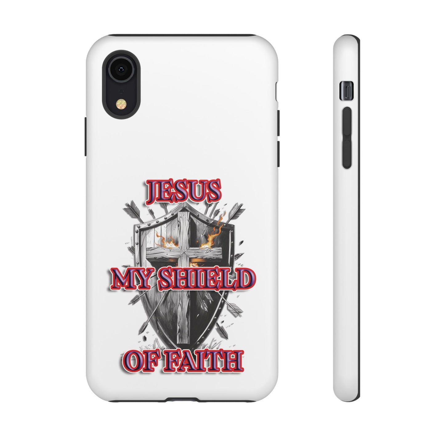 Faith-Inspired Phone Case | Jesus My Shield of Faith | Tough Cases, Christian Gift, Religious Decor, Inspirational Phone Cover, [...]
