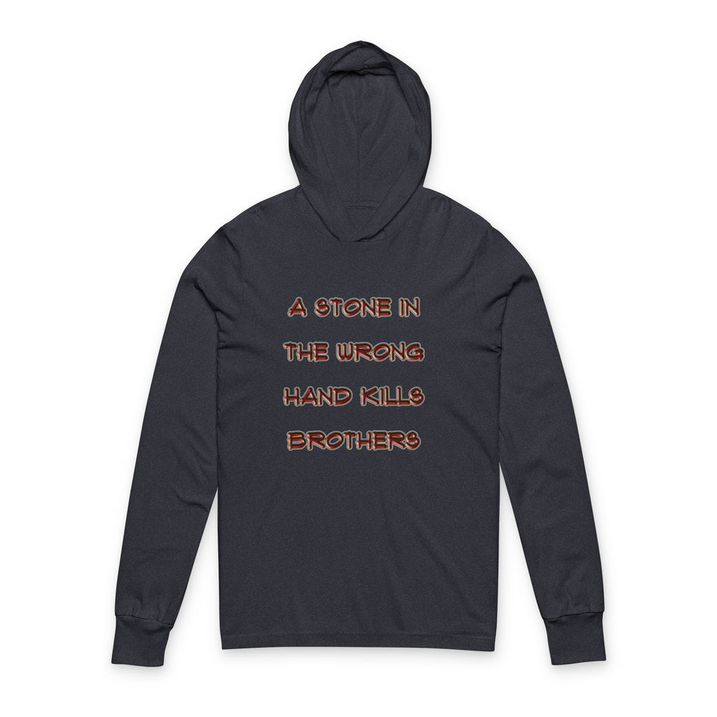 A Stone - Light Hoodie -Genesis 4:8 | 1 Samuel 17:49-50 | Two Men, Two Hearts"