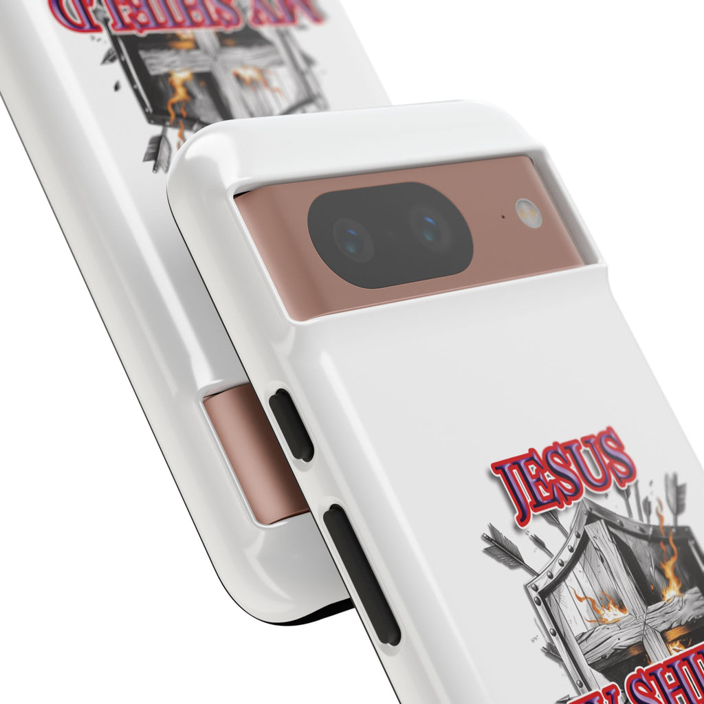 Shield | Phone Case | Jesus My Shield of Faith | Tough Cases, Christian Gift, Religious Decor, Inspirational Phone Cover, [...]