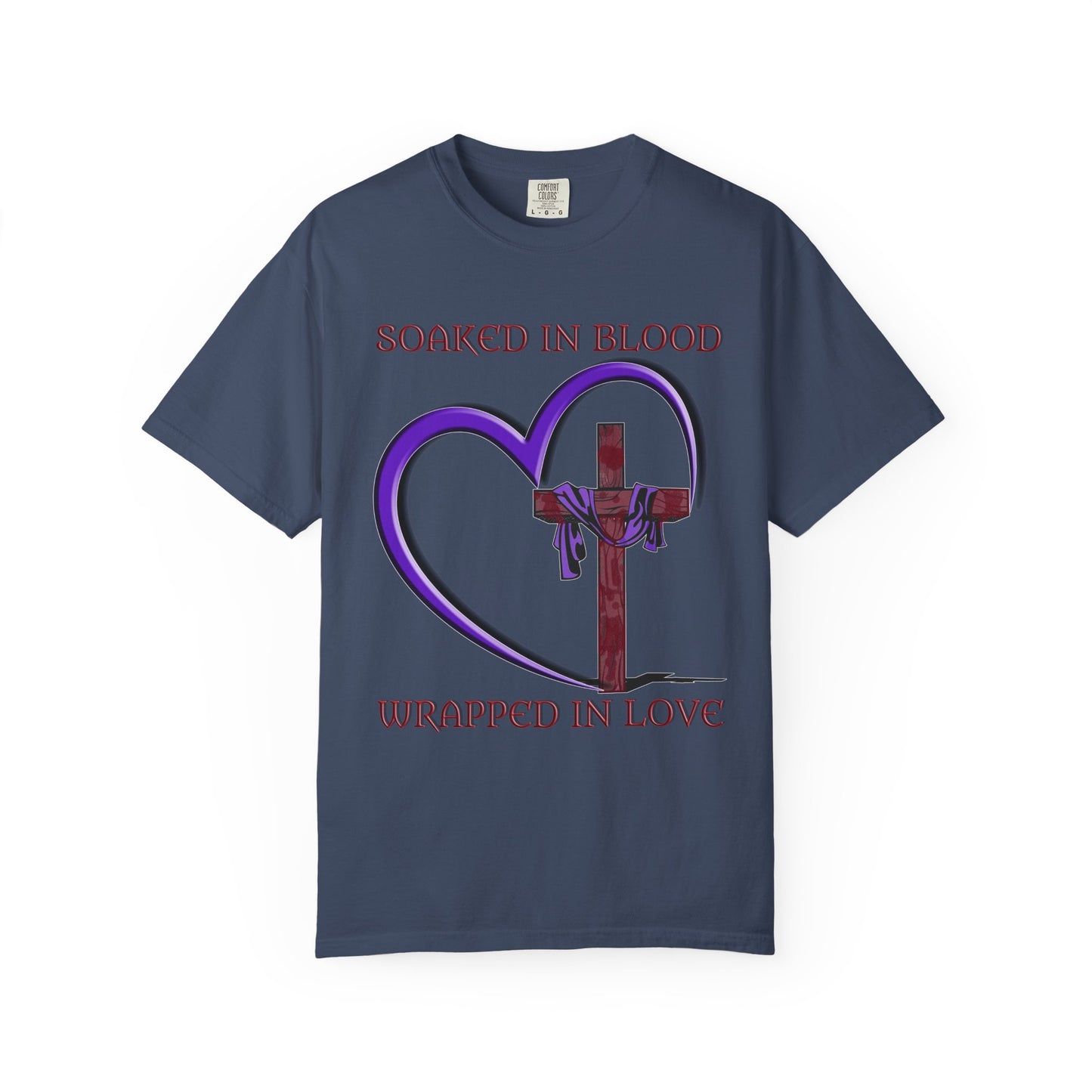 Wrapped in Love Christian T-Shirt | Faith-Inspired Comfort Colors Apparel | Spiritual Gift