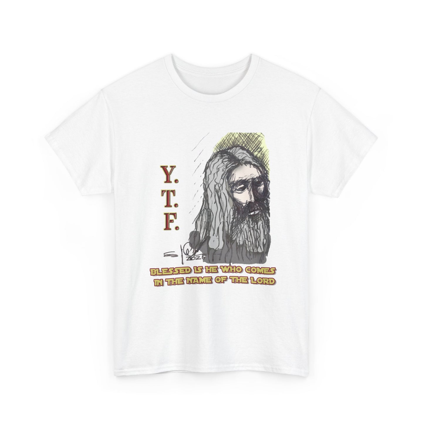 Y.T.F. the d’Avi Collection - T-Shirt, Religious T-Shirt, Faith Inspired Gift, Spiritual Apparel, Church Wear