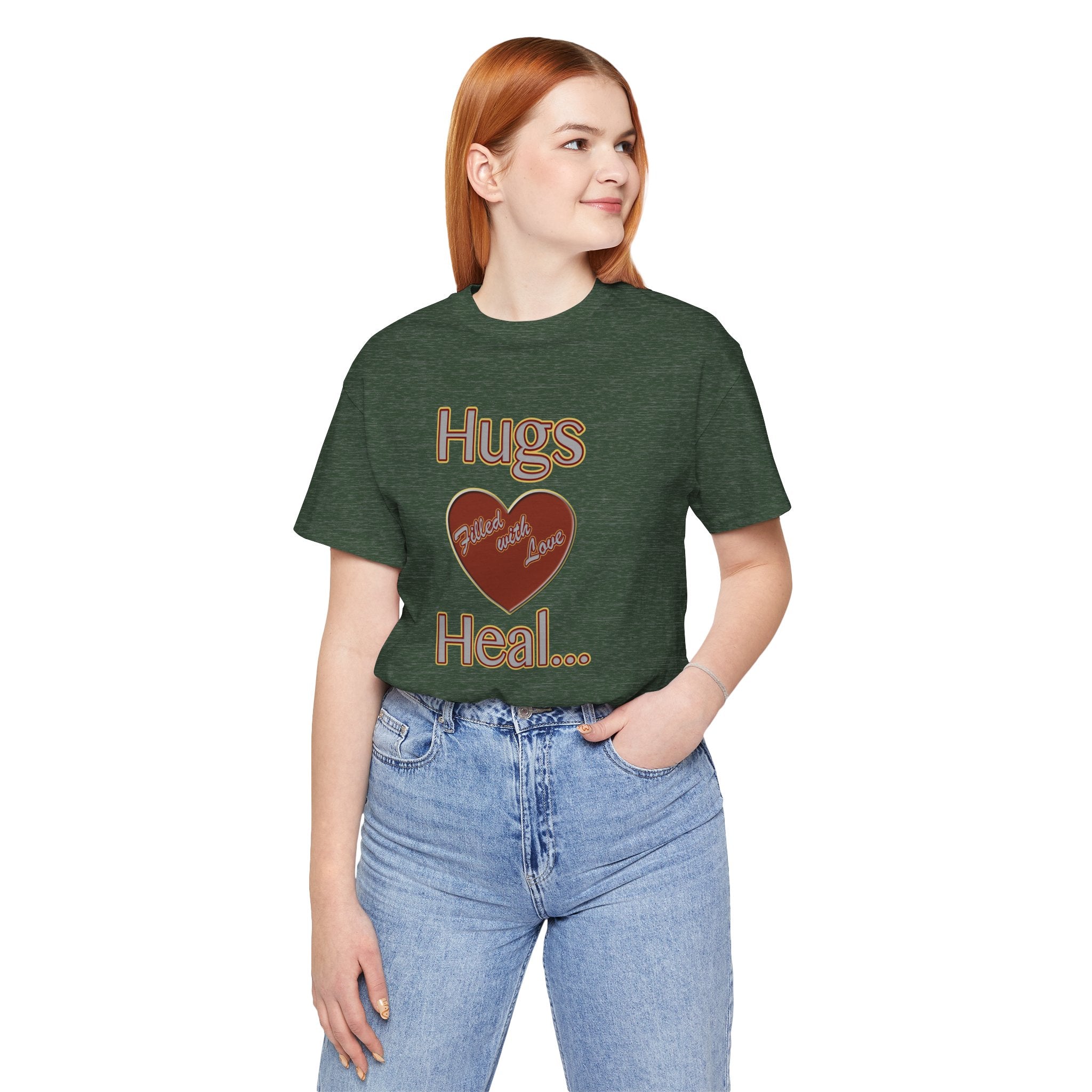 **Hugs Filled With Love Heal T-Shirt | Encouragement Comfort Tee**
