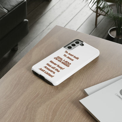 Dial Jesus Anytime | Christian Phone Case