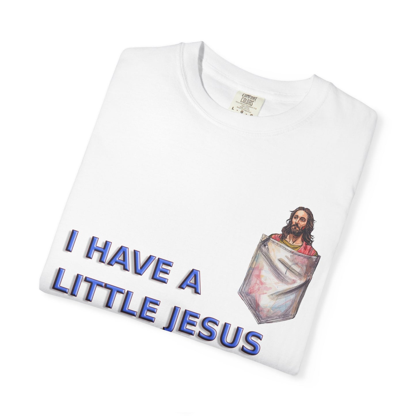 Jesus Pocket T-Shirt, Funny Religious Tee, Unisex Graphic Tee, Gift for Believers, Church Wear, Faith-Based Apparel