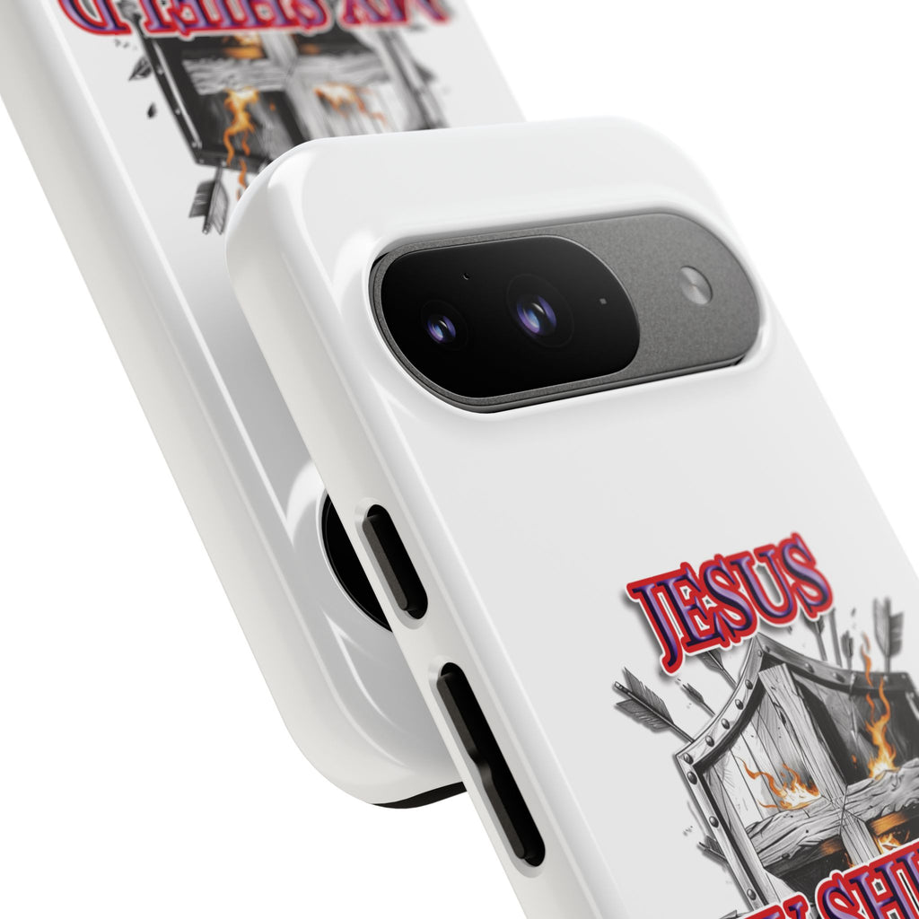 Shield | Phone Case | Jesus My Shield of Faith | Tough Cases, Christian Gift, Religious Decor, Inspirational Phone Cover, [...]