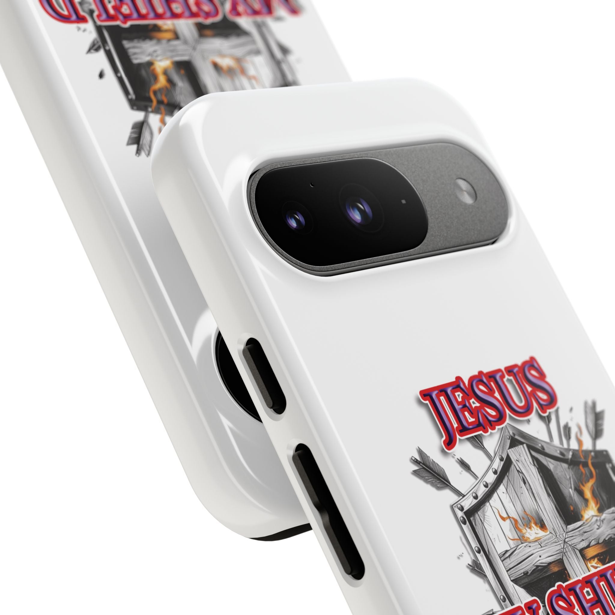 Shield | Phone Case | Jesus My Shield of Faith | Tough Cases, Christian Gift, Religious Decor, Inspirational Phone Cover, [...]