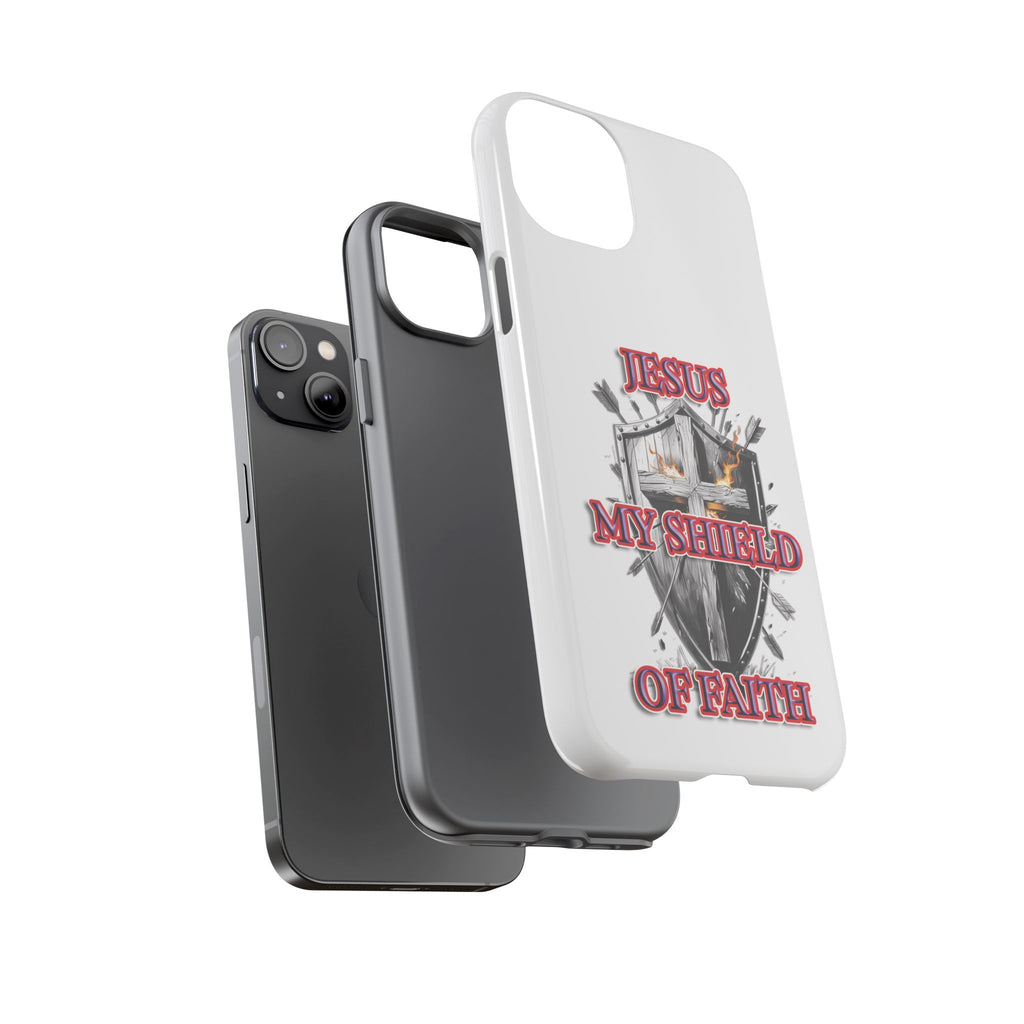 Shield | Phone Case | Jesus My Shield of Faith | Tough Cases, Christian Gift, Religious Decor, Inspirational Phone Cover, [...]