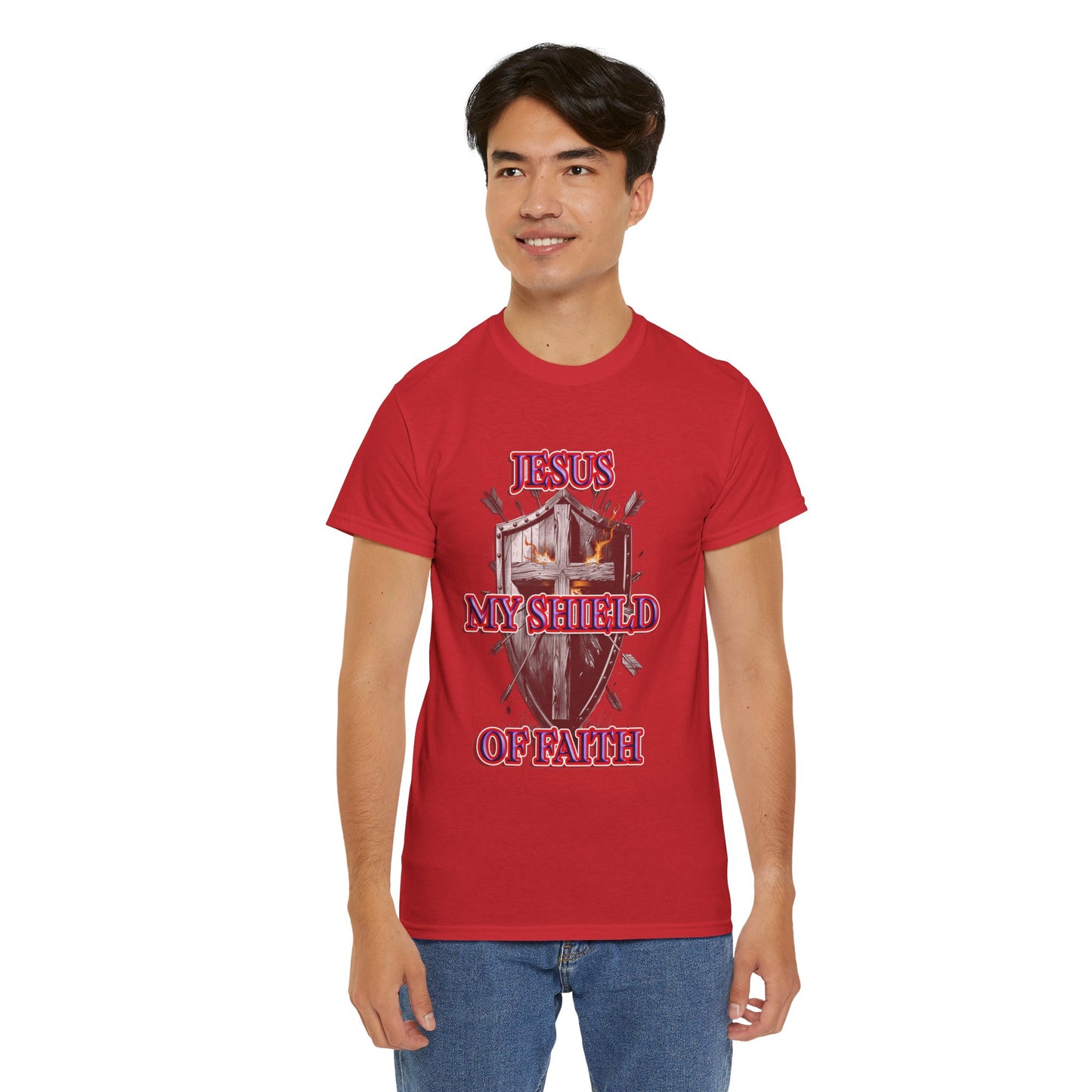 Shield of faith - Religious T-Shirt, Faith Inspired Gift, Spiritual Apparel, Church Wear