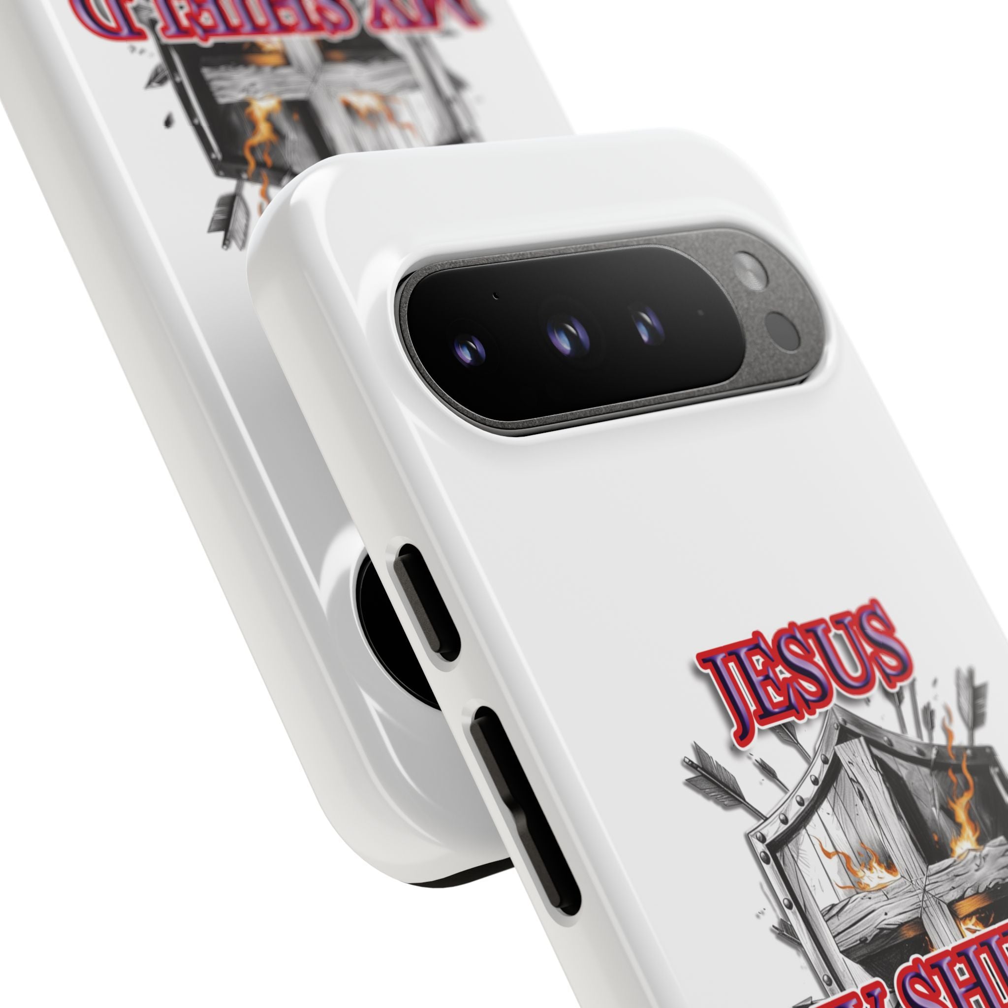 Shield | Phone Case | Jesus My Shield of Faith | Tough Cases, Christian Gift, Religious Decor, Inspirational Phone Cover, [...]