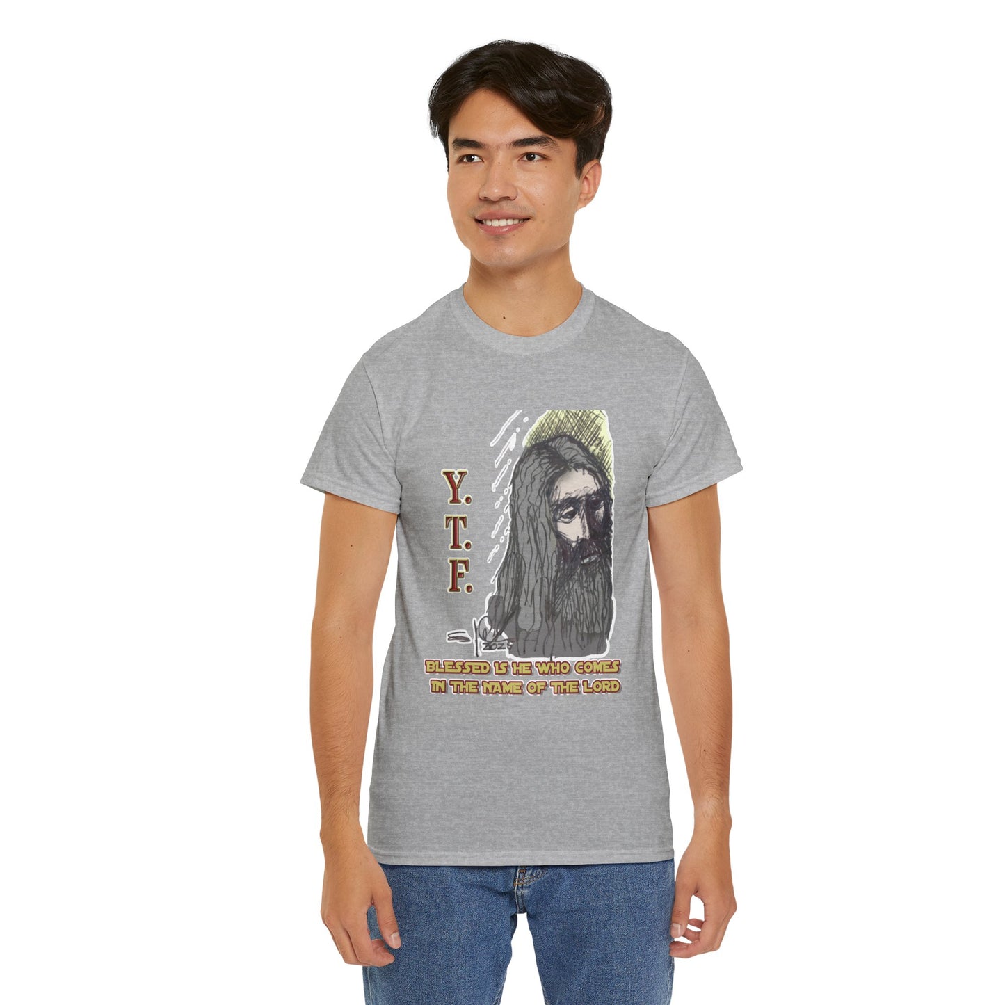 Y.T.F. the d’Avi Collection - T-Shirt, Religious T-Shirt, Faith Inspired Gift, Spiritual Apparel, Church Wear