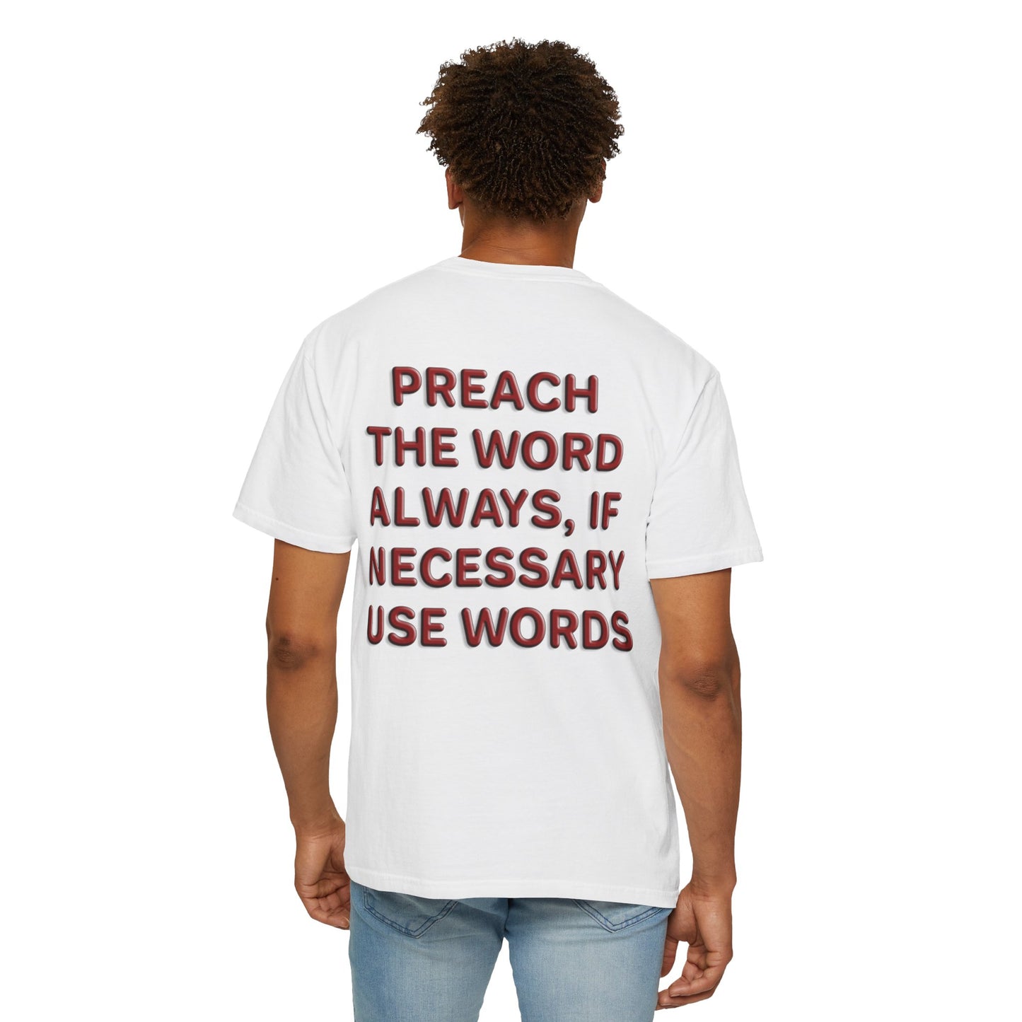 Preach Christian T-Shirt | d'Avi Collection | Faith-Inspired Comfort Colors Apparel